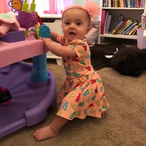 Gummy bear print Dot Dot Smile dress